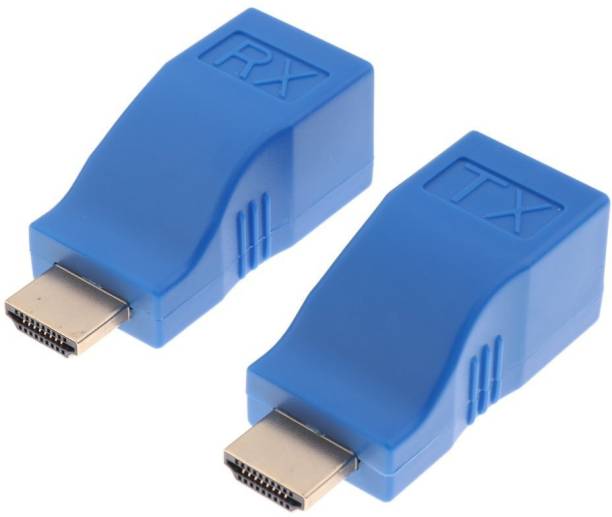 TERABYTE  TV-out Cable HDMI Extender to RJ45 Over Cat 5e/6 Network LAN Ethernet 3D HDMI Adapter