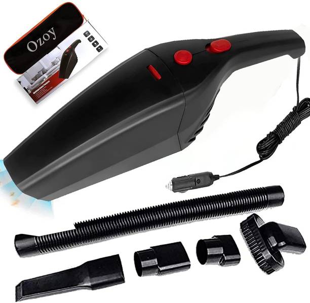 BAZKU Car Vacuum Gold 12V High Power Wet & Dry Portable Handheld Car Vacuum Cleaner Car Vacuum Cleaner with 2 in 1 Mopping and Vacuum, Anti-Bacterial Cleaning