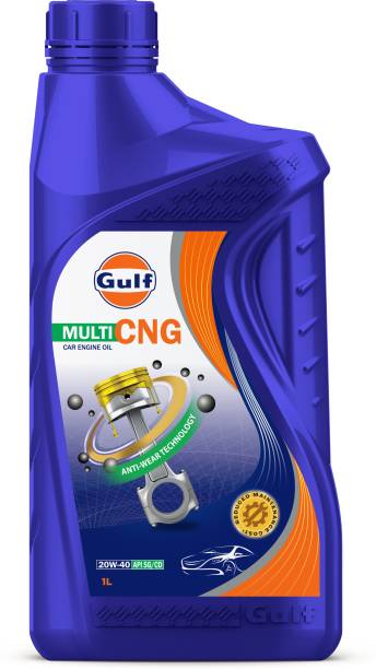 Gulf MULTI CNG 20W40 4 Wheeler Passenger Car High Performance Engine Oil