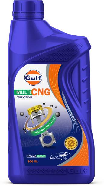 Gulf MULTI CNG 20W40 4 Wheeler Passenger Car High Performance Engine Oil