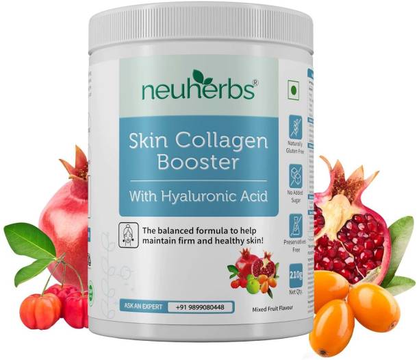 Neuherbs Plant Based Skin Collagen Booster with Hyaluronic acid, Anti-aging & Skin repair