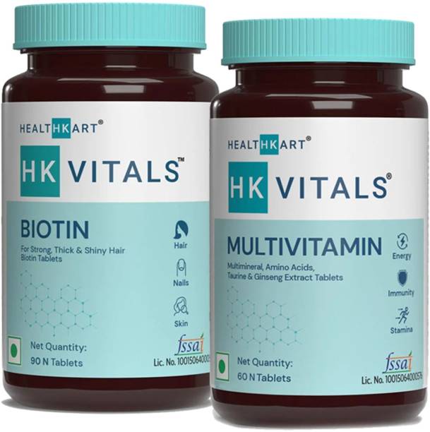 HEALTHKART Biotin with Multivitamin (Pack of 2)