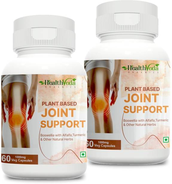 Health Veda Organics Joint Support, Supports Joint Function & Strong Bones For Both Men & Women