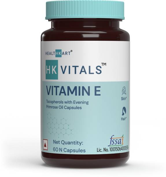 HEALTHKART HK Vitals Vitamin E Capsules for Face and Ha...