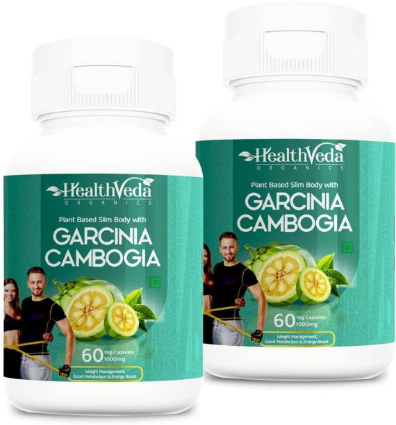 Health Veda Organics Slim Body with Garcinia Cambogia Weight Loss Supplement For both Men & Women