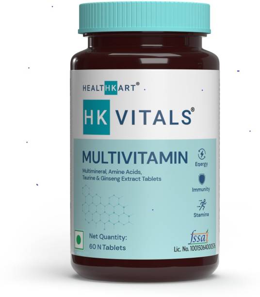 HEALTHKART Multivitamin with Ginseng Extract, Taurine and Multiminerals