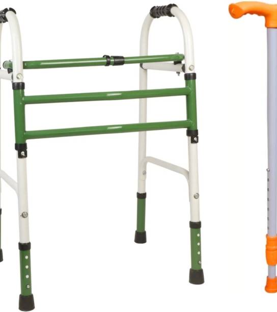 Varietytone adult patient walker adjustable foldable light weight . Walking Stick Walking Stick