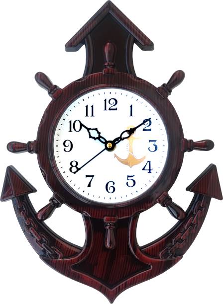 GrabBasket Analog 31 cm X 24 cm Wall Clock