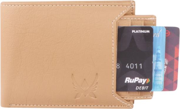 ARFA Men Casual Beige Artificial Leather Wallet