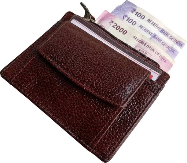 Faztroo Men Brown Genuine Leather Wallet