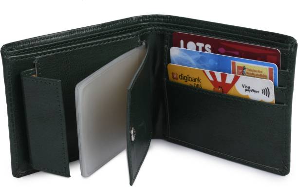 MACBERRY Men Casual Green Artificial Leather Wallet