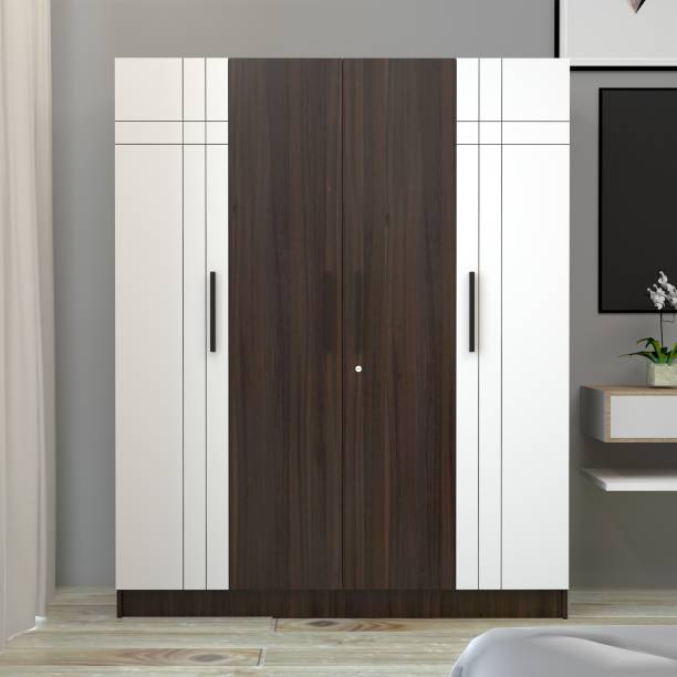 Trevi Engineered Wood 4 Door Wardrobe