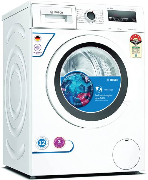 BOSCH 7 kg INVERTERTOUCHCONTROL,1200RPM Fully Automatic Front Load Washing Machine with In-built Heater White