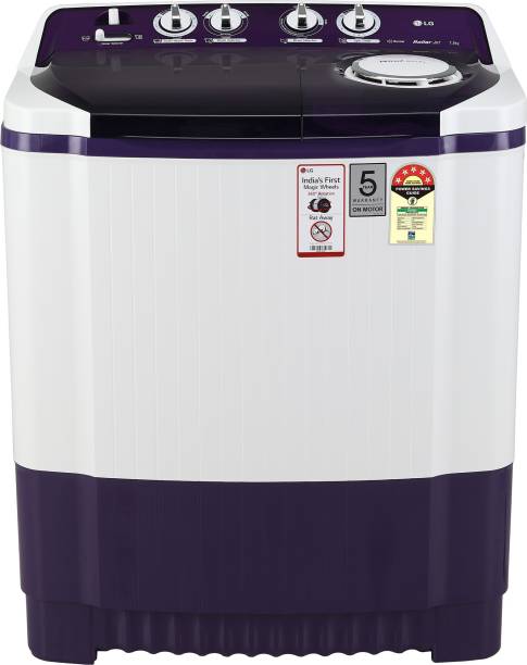 LG 7.5 kg 5 star Semi Automatic Top Load Washing Machine Purple