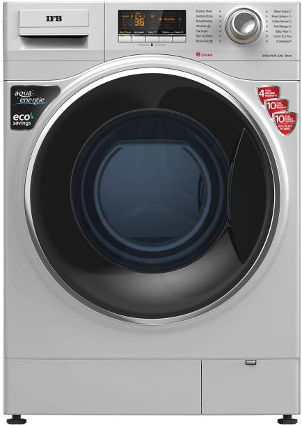 IFB 9 kg 5 Star 2X Power Steam,Hard Water Wash Fully Automatic Front Load with In-built Heater Silver