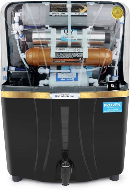 proven Fully Automatic For Home and Office (Made In India) 12 L RO + UV + UF + Copper + TDS Control Water Purifier