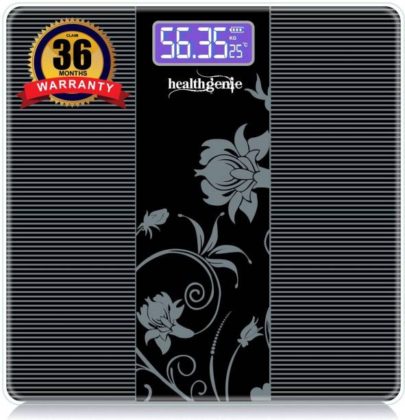 Healthgenie Thick Tempered Glass LCD Display Digital We...