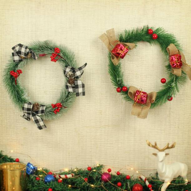 TIED RIBBONS Christmas Wreath