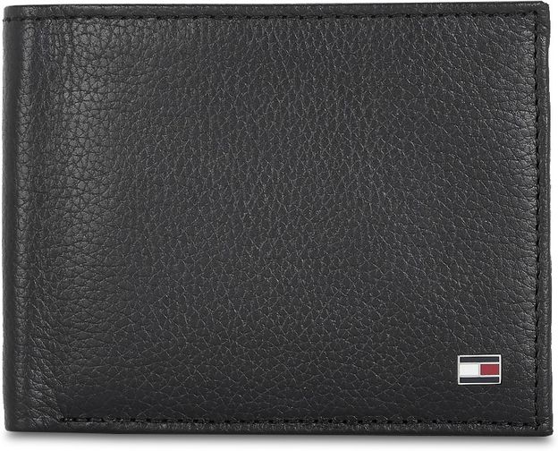 TOMMY HILFIGER Men Formal, Casual Black Genuine Leather Wallet(4 Card Slots)