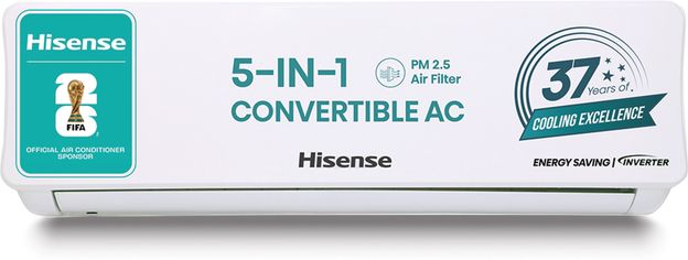 Hisense 2026 Model 1.5 Ton 3 Star Split Inverter AC(AS-18TR4RE3CE00I, AS-18TR4RE3CE00O, White)