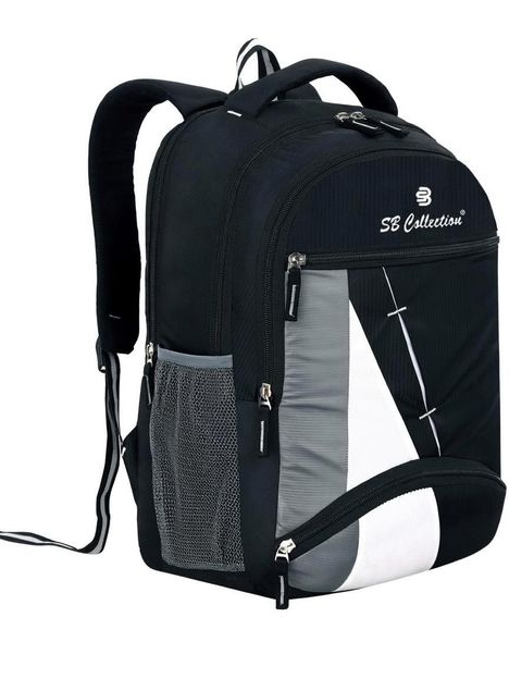SBCOLLECTION Water Resistance fabric Suitable for Higher Grade School /College / Office Bags. 30 L Laptop Backpack(Black)