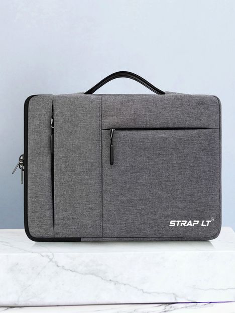 Straplt 14.5-15 Inch Laptop Sleeve Bag Case Briefcase for Notebook Computer Ultrabook MacBook Air/Pro Waterproof Protective Tables Case Laptop Sleeve Case Portable Handle Laptop Bag,Dark Gray Waterproof Laptop Sleeve/Cover(Grey, 15)