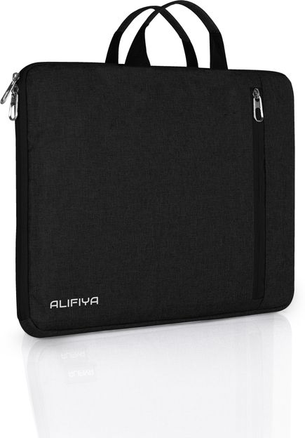 Alifiya Macbook Bag Case with Handle for Men and Women, Office & Travel Laptop Sleeve/Cover(Black, 16 inch)