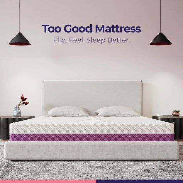 Response 5-Zone Reversible 2-Layer | Hard & Soft Comfort with Cocoon Foam|5-Year Warranty 4 inch Double Memory Foam Mattress(L x W: 72 inch x 48 inch)