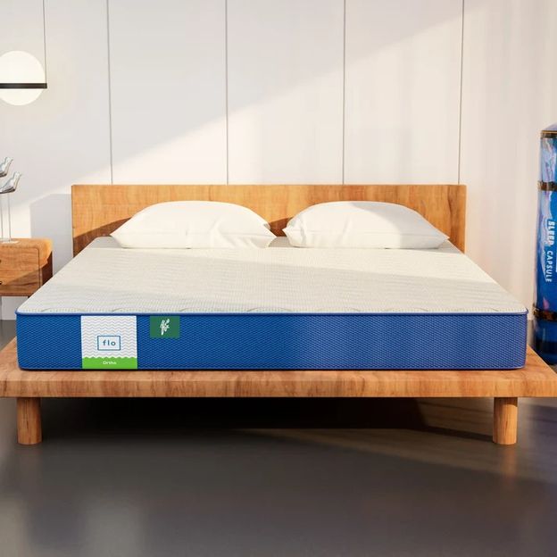 FLO Orthopedic 4 inch Single PU Foam Mattress(L x W: 75 inch x 42 inch)