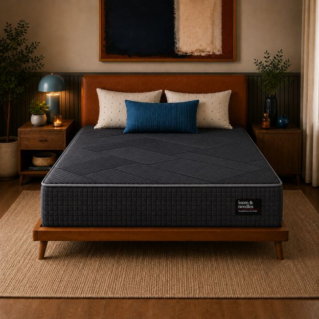 Loom & Needles Reactive Dual Comfort Orthopaedic 5 Zoned Gel Memory Foam 6 inch Single Pocket Spring Mattress(L x W: 72 inch x 36 inch)