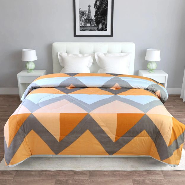 Homerica Printed Single Comforter for AC Room(Microfiber, SUNRISE)