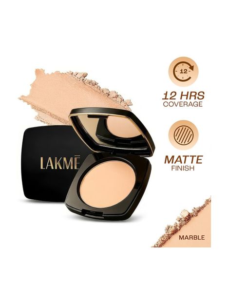 Lakmé Forever Matte Compact(Marble, 9 g)