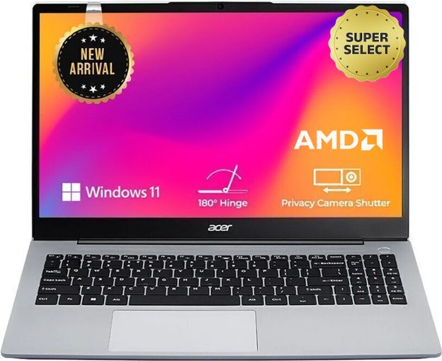Acer Aspire 15 AMD Ryzen 3 Quad Core 7330U - (8 GB/512 GB SSD/Windows 11 Home) AS15 42 / A325 42 Thin and Light Laptop(15.6 Inch, Silver, 1.79 Kg)