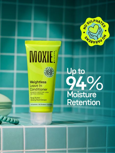MOXIE BEAUTY Weightless Leave-In Conditioner For Frizzy & Dry hair - Travel Size(50 ml)