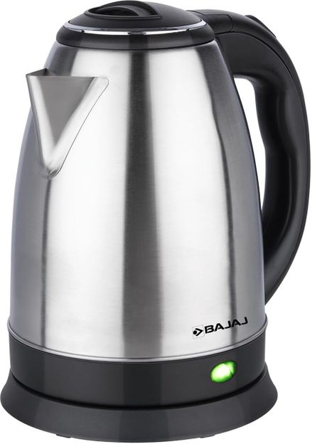 BAJAJ KTX 1.8 L DLX Electric Kettle(1.8 L, Black, Silver)