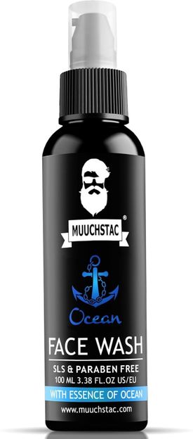 MUUCHSTAC Ocean for Men, Fights Acne & Pimple, Skin Brightening, All Skin Types Face Wash(100 ml)