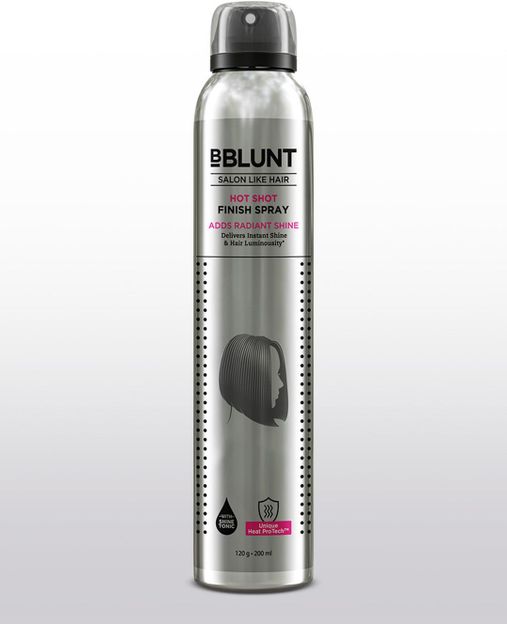 BBlunt Hot Shot Finish Spray For Radiant Shine - 200 ml Hair Spray(200 ml)