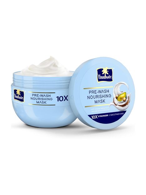 Parachute Advansed Pre- Wash Nourishing Hair Mask for Scalp & Hair, 10X Stronger & Smoother Hair(250 ml)