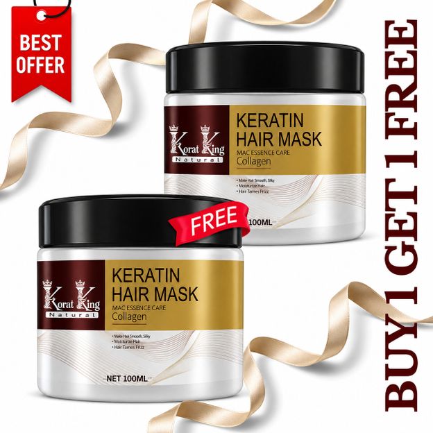 KORAT KING Keratin Hair Treatment Mask For Dry & Damaged Hair Hair Mask(200 ml)
