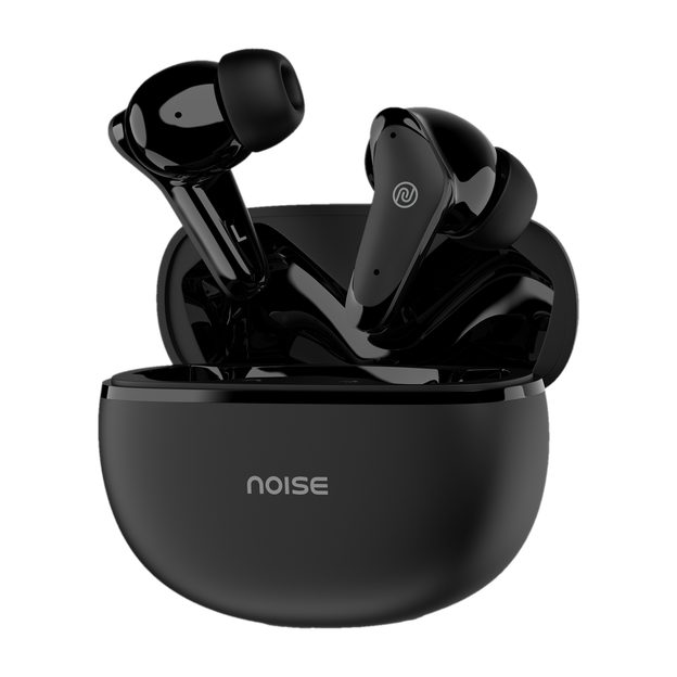 Noise Buds VS102 Plus with 70 Hrs Playtime, Environmental Noise Cancellation, Quad Mic Bluetooth(Matte Black, True Wireless)
