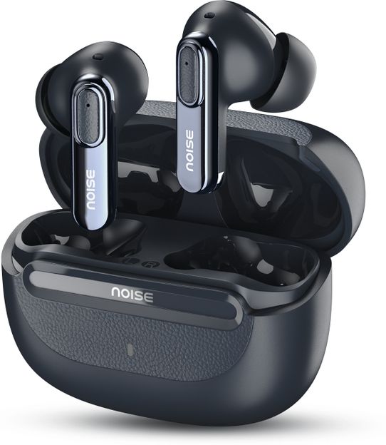 Noise Buds UNO, 40Hrs Playtime, Quad Mic with ENC, Premium Leather Accent, Dual Pair Bluetooth(Navy Grain, True Wireless)
