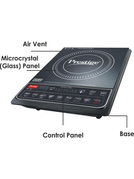 Prestige 2000 W Induction Cooktop Push Button(Black, PIC 16.0 plus)