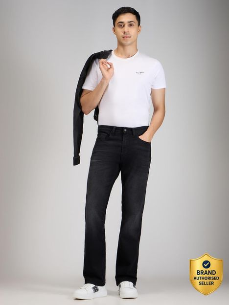 Pepe Jeans Boot-Leg Men Black Jeans