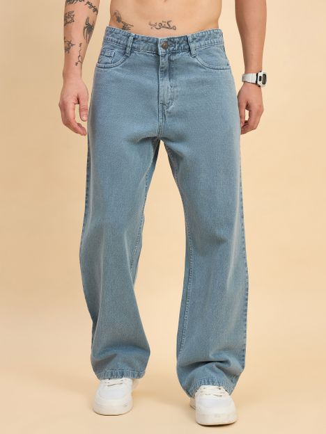 STUDIO NEXX Loose Fit Men Dark Blue Jeans