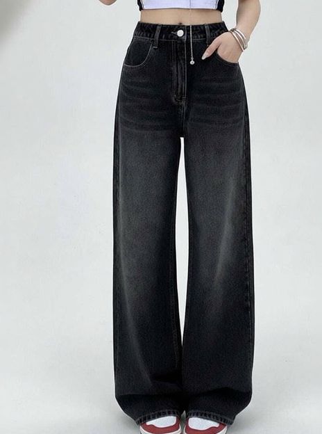 H&H Loose Fit Women Black Jeans