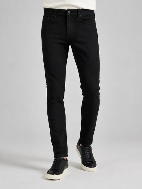PETER ENGLAND Relaxed Fit Men Black Jeans