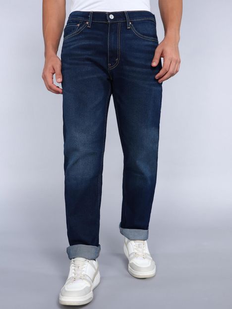 LEVI'S Straight Fit Men Dark Blue Jeans