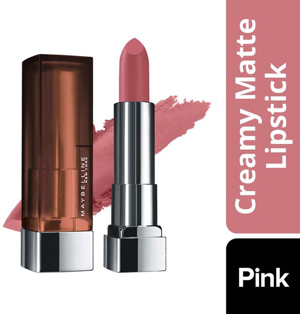 MAYBELLINE NEW YORK Color Sensational powder Matte Nude Lipstick(Almond Pink, 3.9 g)