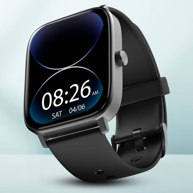 Noise Colorfit Icon 2 1.8'' Display with Bluetooth Calling, AI Voice Assistant Smartwatch(Jet Black Strap, Regular)