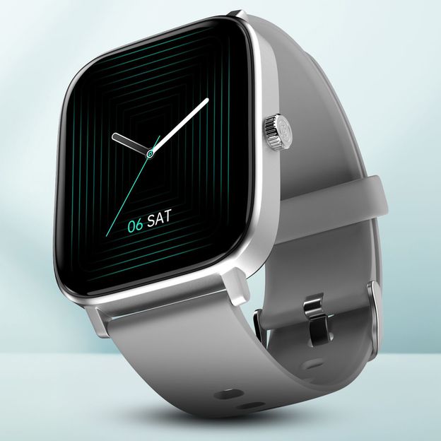 Noise Colorfit Icon 2 1.8'' Display with Bluetooth Calling, AI Voice Assistant Smartwatch(Silver Grey Strap, Regular)